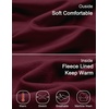image:imageCOOFANDY Mens Long Sleeve Tee Shirts Crew Neck Casual Soft Basic T ShirtsWine Red