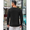 image:imageCOOFANDY Mens Long Sleeve Tee Shirts Crew Neck Casual Soft TeesBlack