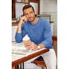 image:imageCOOFANDY Mens Long Sleeve Tee Shirts Crew Neck Casual Soft TeesBlue