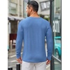 image:imageCOOFANDY Mens Long Sleeve Tee Shirts Crew Neck Casual Soft TeesBlue