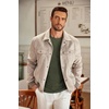 image:imageCOOFANDY Mens Long Sleeve Tee Shirts Crew Neck Casual Soft TeesGreen