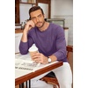image:imageCOOFANDY Mens Long Sleeve Tee Shirts Crew Neck Casual Soft TeesPurple