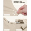 image:imageCOOFANDY Mens Long Sleeve Tee Shirts Knit Crew Neck Shirts Casual PulloverAlight Khaki