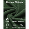 image:imageCOOFANDY Mens Mock Neck Sweater Lightweight Ribbed Knit Casual PulloverArmy Green
