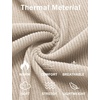 image:imageCOOFANDY Mens Mock Neck Sweater Lightweight Ribbed Knit Casual PulloverLight Beige