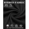 image:imageCOOFANDY Mens Mock Turtleneck Long Sleeve Shirts Slim Fit Basic TShirt Ribbed Pullover Sweater1 Packblack