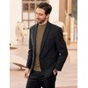 image:imageCOOFANDY Mens Mock Turtleneck Long Sleeve Shirts Slim Fit Basic TShirt Ribbed Pullover Sweater1 Packbrown
