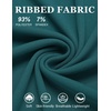 image:imageCOOFANDY Mens Mock Turtleneck Long Sleeve Shirts Slim Fit Basic TShirt Ribbed Pullover Sweater1 Packgreen