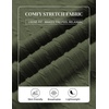 image:imageCOOFANDY Mens Polo Shirt Casual Short Sleeve Textured Knit Polo Golf ShirtsArmy Green
