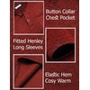 image:imageCOOFANDY Mens Quarter Button Pullover Sweater Mock Neck Thermal FleeceWine Red