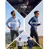 image:imageCOOFANDY Mens Quarter Zip Pullover Athletic Running Shirts Long SleeveDark Blue