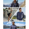 image:imageCOOFANDY Mens Quarter Zip Pullover Golf Shirts Mock Neck Casual SweatshirtBrown