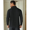 image:imageCOOFANDY Mens Quarter Zip Up Pullover Lightweight Mock Neck SweatshirtBlackbrown Collar