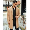 image:imageCOOFANDY Mens Quarter Zip Up Pullover Lightweight Mock Neck SweatshirtBlackbrown Collar
