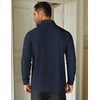 image:imageCOOFANDY Mens Quarter Zip Up Pullover Lightweight Mock Neck SweatshirtNavy Bluebrown Collar