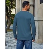 image:imageCOOFANDY Mens T Shirts Long Sleeve Cotton Blend TShirts Crew Neck Soft Casual Basic Tee ShirtsDark Blue