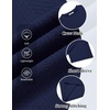 image:imageCOOFANDY Mens T Shirts Short Sleeve Casual Crewneck Pullover TeesNavy Blue