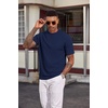 image:imageCOOFANDY Mens T Shirts Short Sleeve Casual Crewneck Pullover TeesNavy Blue
