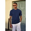 image:imageCOOFANDY Mens T Shirts Short Sleeve Casual Crewneck Pullover TeesNavy Blue