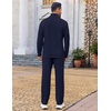 image:imageCOOFANDY Mens Track suit 2 Piece Athletic Sweatsuit Casual Sport Outfit SetNavy Blue
