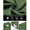image:imageCOOFANDY Mens Tracksuit 2 Piece Relaxed Fit Halfzip Sweatsuits Athletic Running Jogging Suit SetsArmy Green