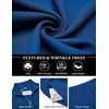 image:imageCOOFANDY Mens Tracksuit 2 Piece Relaxed Fit Halfzip Sweatsuits Athletic Running Jogging Suit SetsBlue