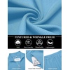 image:imageCOOFANDY Mens Tracksuit 2 Piece Relaxed Fit Halfzip Sweatsuits Athletic Running Jogging Suit SetsLight Blue