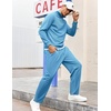 image:imageCOOFANDY Mens Tracksuit 2 Piece Relaxed Fit Halfzip Sweatsuits Athletic Running Jogging Suit SetsLight Blue