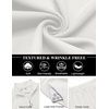 image:imageCOOFANDY Mens Tracksuit 2 Piece Relaxed Fit Halfzip Sweatsuits Athletic Running Jogging Suit SetsWhite