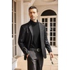 image:imageCOOFANDY Mens Turtleneck T Shirts Long Sleeve Slim Fit Thermal Tops01black