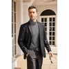 image:imageCOOFANDY Mens Turtleneck T Shirts Long Sleeve Slim Fit Thermal TopsGrey