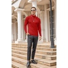 image:imageCOOFANDY Mens Turtleneck T Shirts Long Sleeve Slim Fit Thermal TopsRed