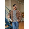 image:imageCOOFANDY Mens Waffle Henley Shirts Long Sleeve Pullover Shirt Casual Knit TShirt Lightweight Basic TeesDark Grey