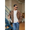 image:imageCOOFANDY Mens Waffle Henley Shirts Long Sleeve Pullover Shirt Casual Knit TShirt Lightweight Basic TeesWhite