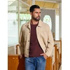 image:imageCOOFANDY Mens Waffle Long Sleeve Shirt Crew Neck Cotton Blend Basic T ShirtWine Red