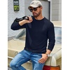 image:imageCOOFANDY Mens Waffle Long Sleeve Shirts Casual Crew Neck T Shirt Soft TeesNavy Blue