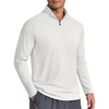 image:imageCOOFANDY Mens Quarter Zip Pullover Athletic Running Shirts Long SleeveWhite