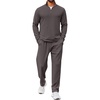 image:imageCOOFANDY Mens Track suit 2 Piece Athletic Sweatsuit Casual Sport Outfit SetDark Grey