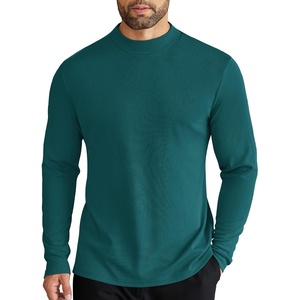 image:imageCOOFANDY Mens Mock Turtleneck Long Sleeve Shirts Slim Fit Basic TShirt Ribbed Pullover Sweater1 Packgreen