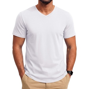 image:imageCOOFANDY Mens T Shirts Short Sleeve V Neck TShirt Casual Soft Basic TeeWhite