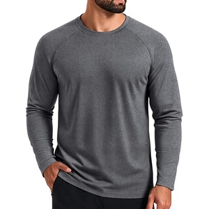 image:imageCOOFANDY Mens Thermal Shirt Regular Fit Fleece Lined Athletic Base LayerDark Heather Grey