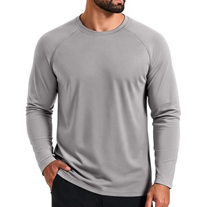 image:imageCOOFANDY Mens Thermal Shirt Regular Fit Fleece Lined Athletic Base LayerLight Grey