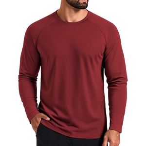 image:imageCOOFANDY Mens Thermal Shirt Regular Fit Fleece Lined Athletic Base LayerRed