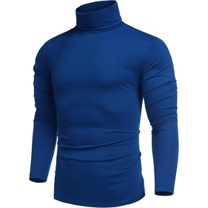 image:imageCOOFANDY Mens Turtleneck T Shirts Long Sleeve Slim Fit Thermal TopsRoyal Blue