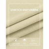 image:imageCOOFANDY Crewneck Sweaters for Men Slim Fit Long Sleeve Pullover TopsBeige