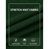 image:imageCOOFANDY Crewneck Sweaters for Men Slim Fit Long Sleeve Pullover TopsDark Green