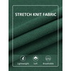 image:imageCOOFANDY Crewneck Sweaters for Men Slim Fit Long Sleeve Pullover TopsGreen