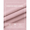 image:imageCOOFANDY Crewneck Sweaters for Men Slim Fit Long Sleeve Pullover TopsPink