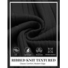 image:imageCOOFANDY Long Sleeve Polo Shirts for Men Lightweight Knit Polo SweaterBlack  White Edge