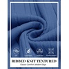 image:imageCOOFANDY Long Sleeve Polo Shirts for Men Lightweight Knit Polo SweaterDenim Blue